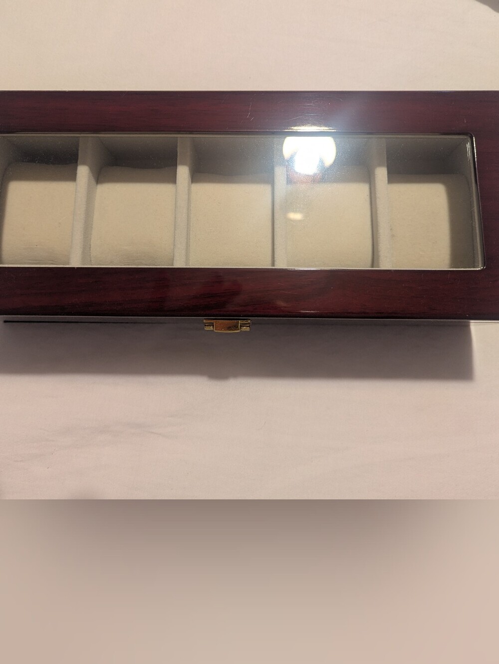 Five Slot Watch Box